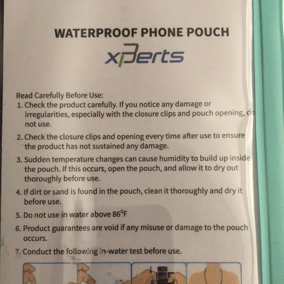 NIB Waterproof Phone Pouch - Picture 5 of 6
